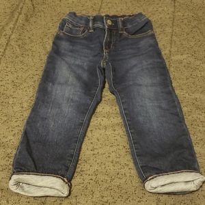 Toddler Lined Straight Fit Jeans
